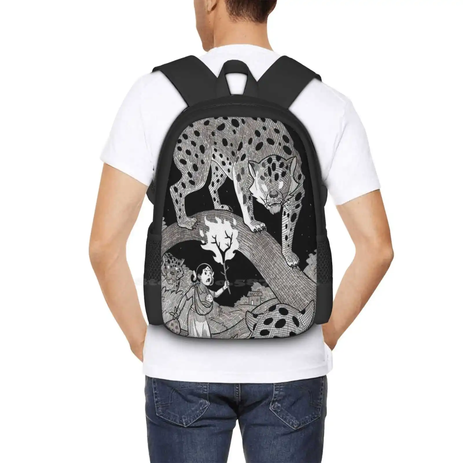 Mochila escolar A Flame Of Courage, bolso de moda, gran oferta