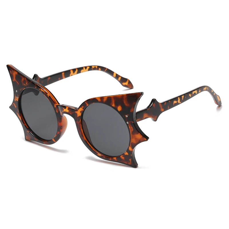 2025 Hip-Hop Fashion Women Sunglasses Bat Shaped Design Trendy Women Stage Show Cool Sun Glasses UV400 image 2