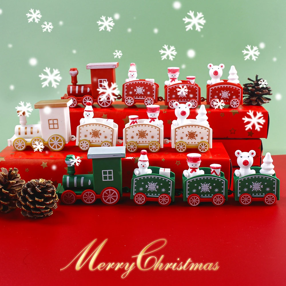 Christmas Train Christmas Decorations Merry Christmas Decorating Family Table Christmas Gifts Noel Natal Navida Happy New Year