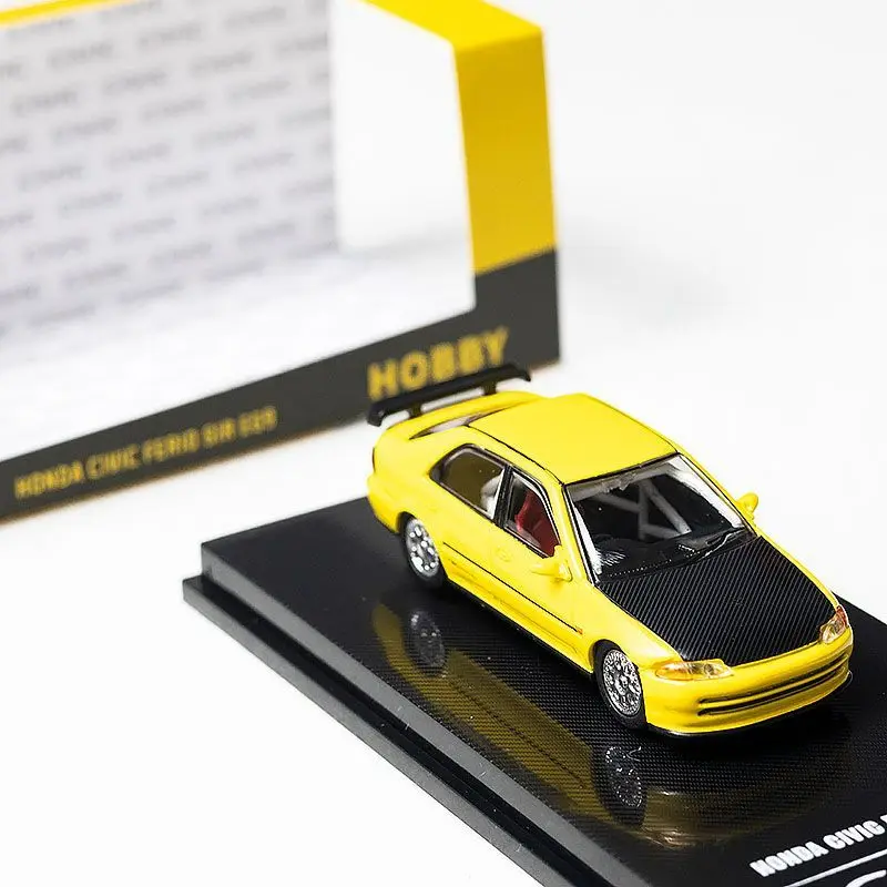 HOBBY 1/64 CIVIC FERIO SIR EG9 Metalowy Model Auta Zabawka Odlewany Ciśnieniowo Prezent