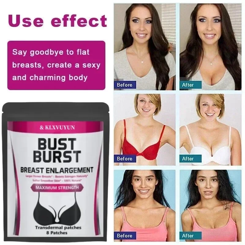 Amélioration de l'agrandissement plus ferme, buste plus grand, patch transdérmique