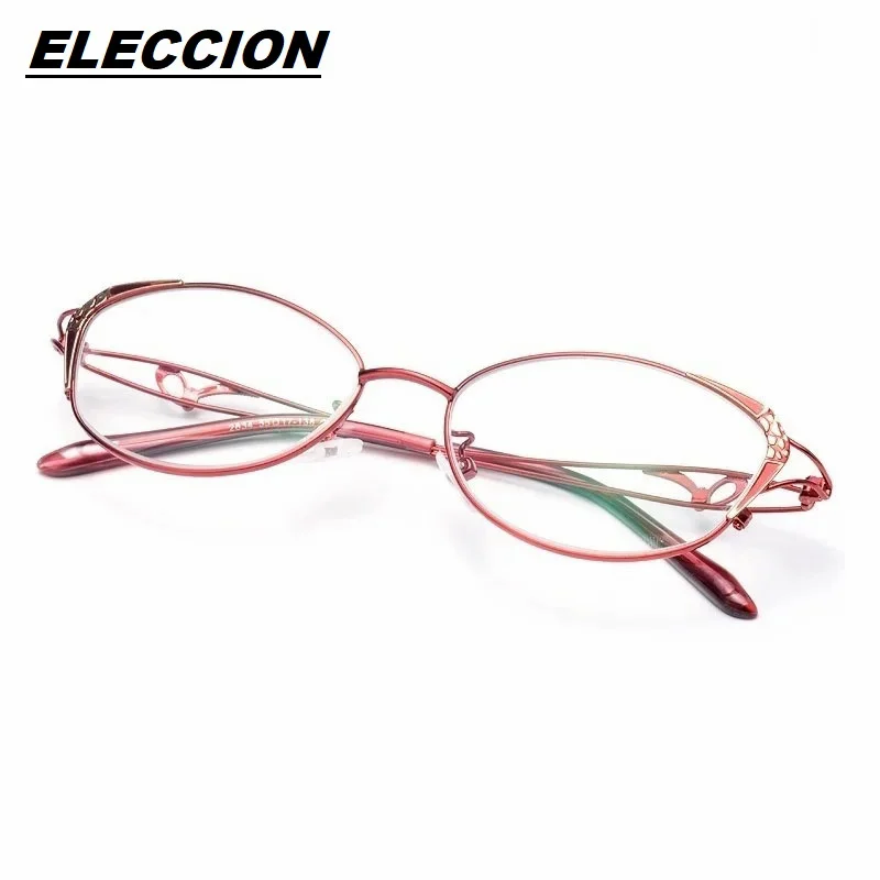 ELECCION Fashion Woman\'s Eyeglass Frames Myopia Optical Glasses Frame Prescription Spectacles Frames For Woman