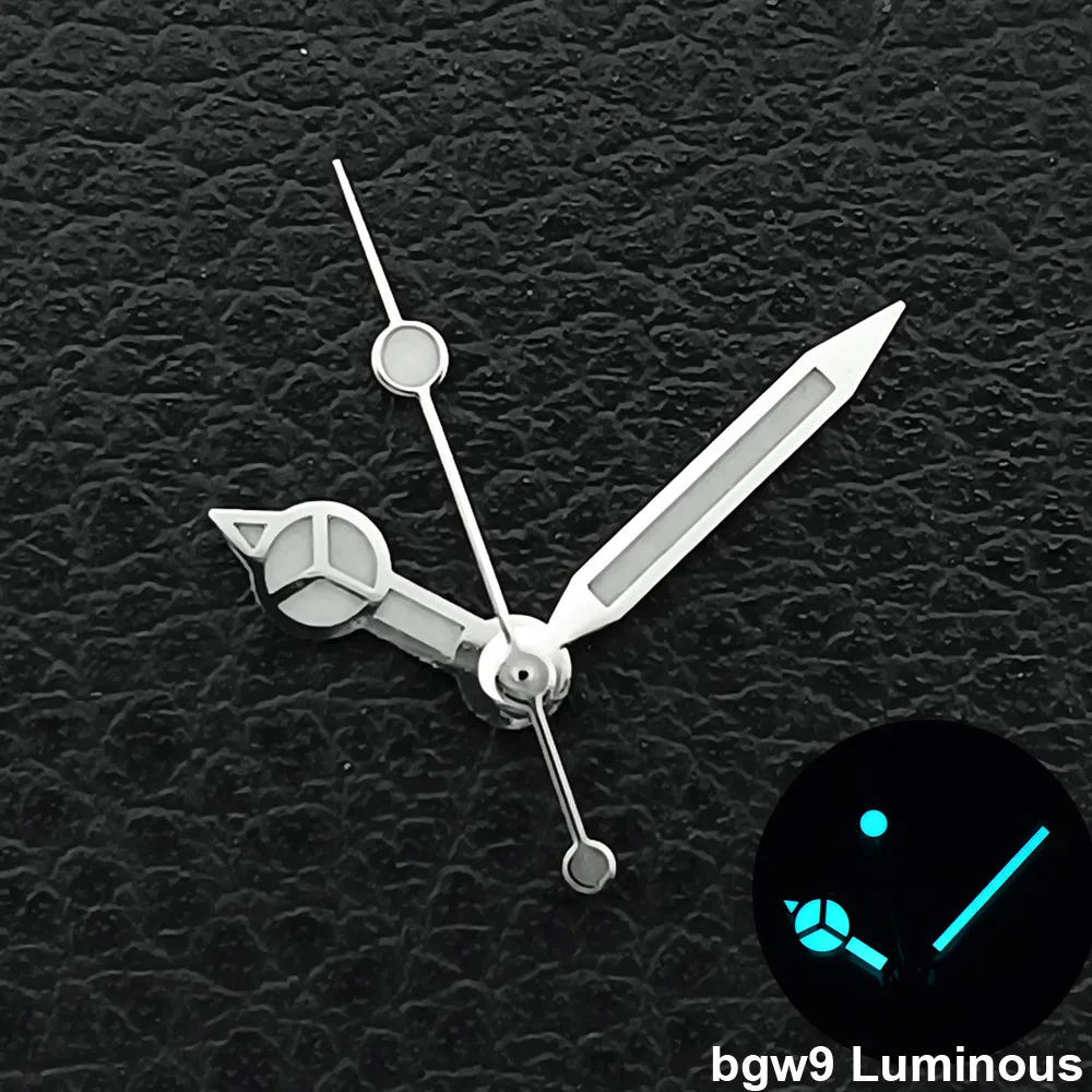 Silver/Gold/Rose Gold Watch Hands Green Cyan Luminous Fit NH35 NH36 Watches Movement Accessory Part
