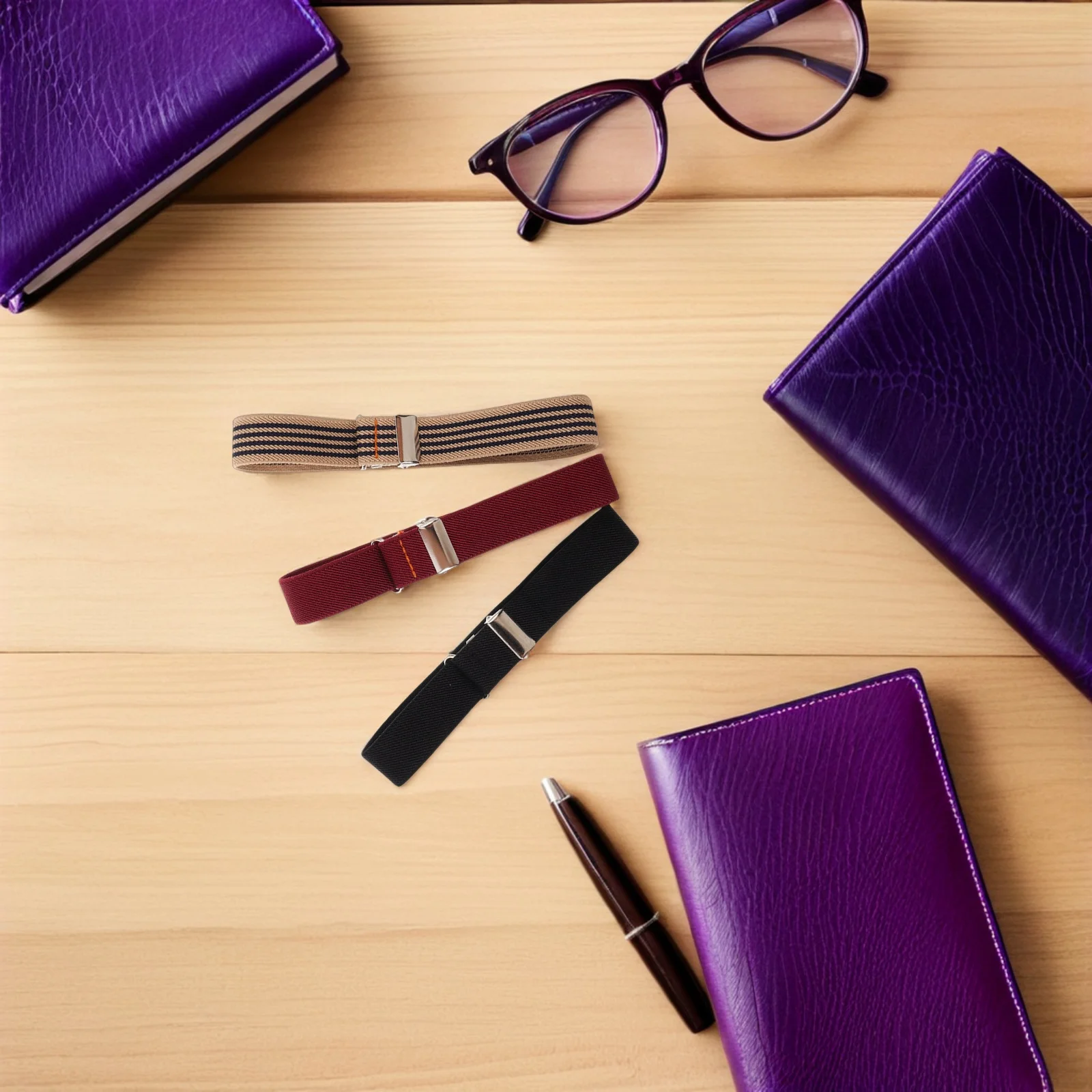 أربطة ذراع مرنة قابلة للتعديل لأكمام القميص وحوامل أكمام غير قابلة للانزلاق مقاومة للعرق للرجال والنساء واللياقة البدنية والجري يوميًا