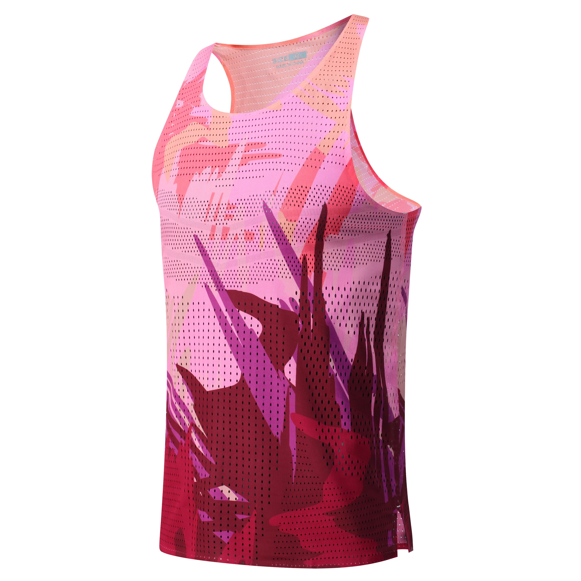 Men Professional Running Vest Tops Speed Sport Fitness Shirts Guys Athlete Track Field Marathon Sleeveless Clothing Quick Drying image 5