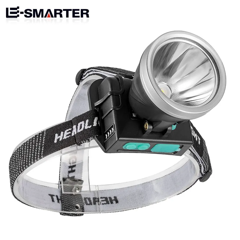 Intelligent Sensor LED Headlamp Rechargeable Head Lamps Flashlight 2* 18650 Battery Power Bank 500LM Outdoor Camping Headlight