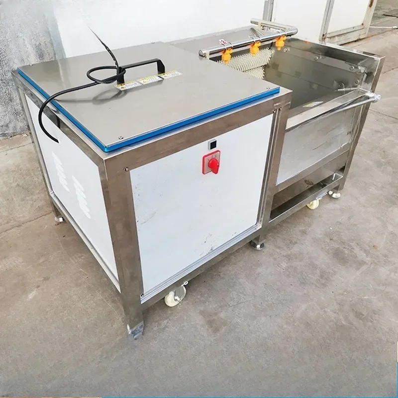 Potato purple potato peeling machine, automatic wool roller oyster cleaning equipment