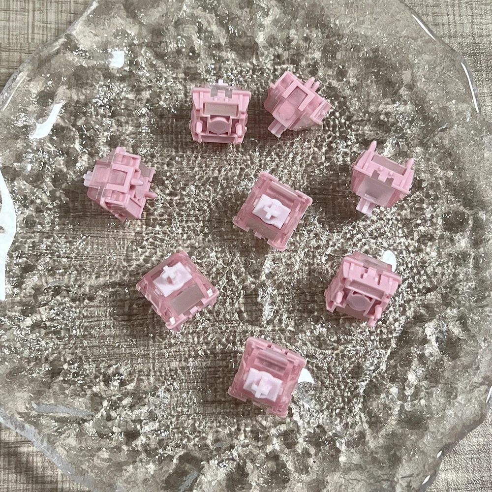 Duhuk Herz HE Magnetic Switch Pink Magnetic Switch Noise Reduction Structure Light Guide HIFI Gaming Magnetic Shaft Keyboard