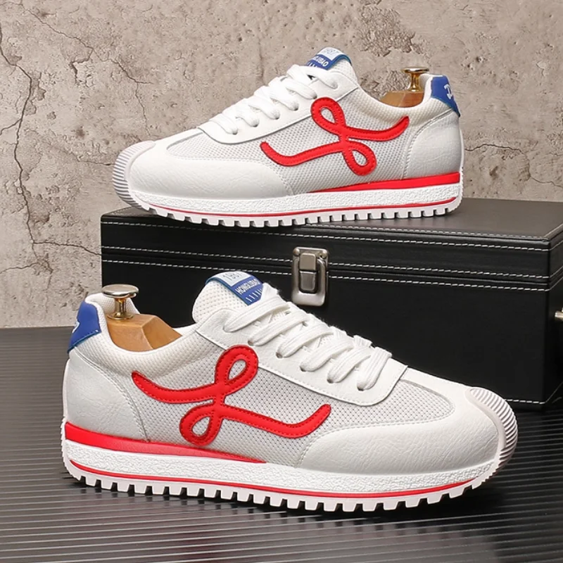 

Forrest Gump Men's new summer breathable mesh sports casual shoes for men, simple and versatile thick-soled dad shoes