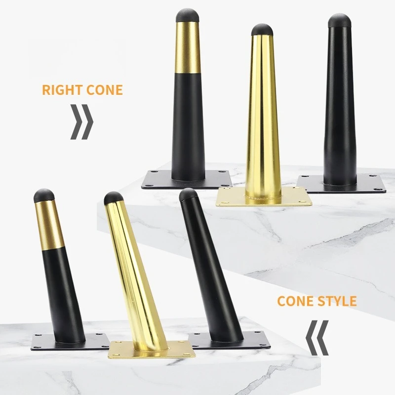 

4pcs Sofa Legs Round Metal Furniture Legs Sofa Replacement Legs Perfect Modern Sofa Couch Bed Coffee Table Light Luxury Tab