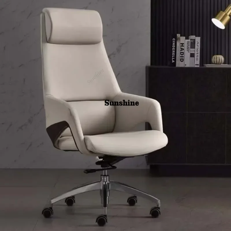 

Luxairy Executive Chair Design Rotating Armrest Comfy Mobile Chair Ergonomic Recliner Modern Chaise De Bureaux Office Furniture