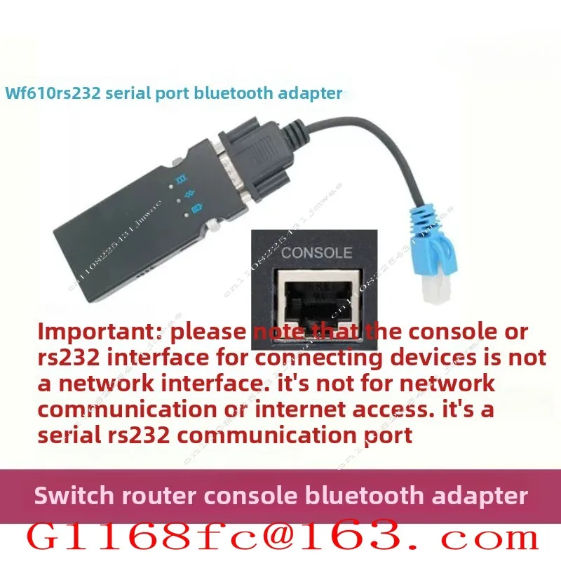 WF610A/S/Pro Serial Port RS232 To RJ45 To Wireless Switch Wireless Bluetooth Console Cable