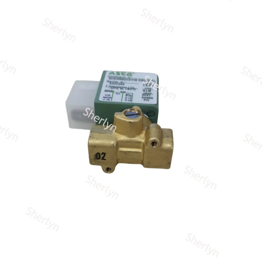 ASCO Solenoid Valve SCG356B002VMS 230/50 2-Position Two-Way Direct Acting Brass Valve Body Diameter G1/8