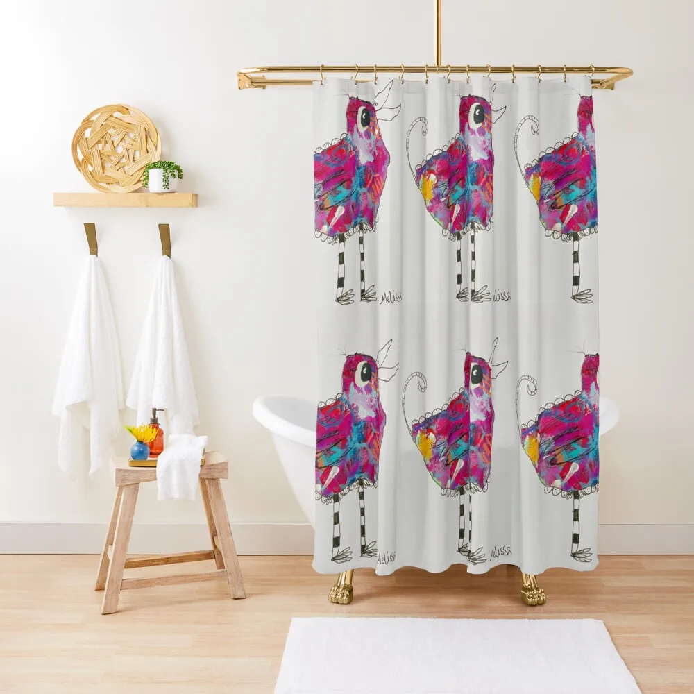 Rosie Shower Curtain Cover Bathroom Accessories Bathroom Fabric Curtain