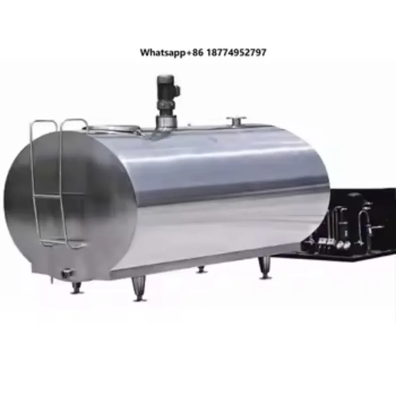 Stainless Steel Cow Camel Goat Milk Cooling tank with Compressor and Agitator