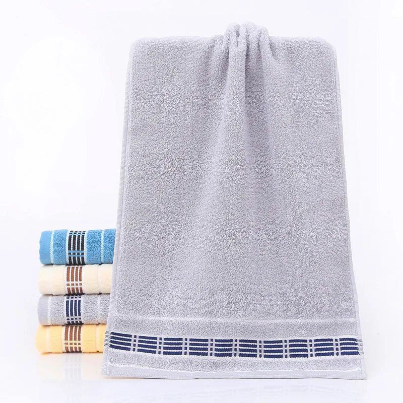 Cotton Towels Reversible Jacquard Soft Highly Absorbent Hand Towels for Bathroom Kitchen