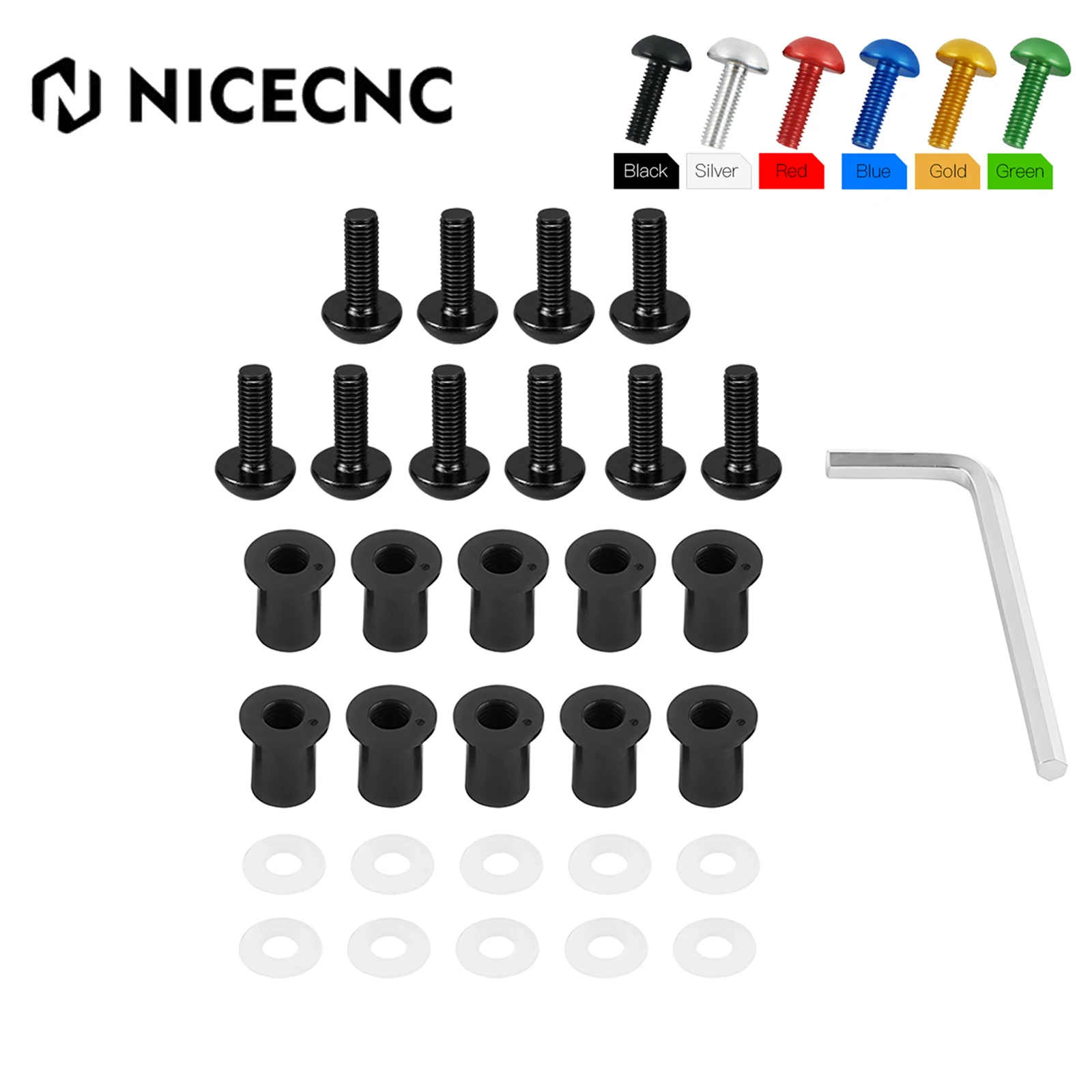 M5 Windscreen Windshield Bolts Screws Kits For Yamaha MT07 MT09 Honda CBR600RR Suzuki GSXR 600 750 BMW Ducati Aprilia Triumph