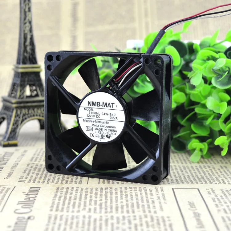 

ORIGINAL 3108NL-04W-B49 8020 12V 0.27A 8CM8 CM CASE COOLING FAN