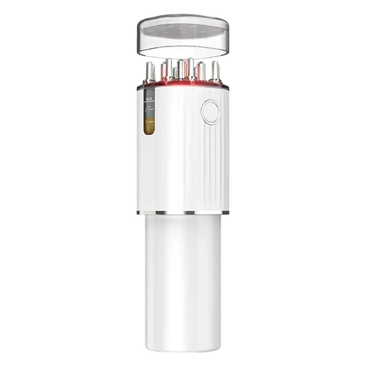 Hot sale 3-in-1 Vibrating Hair Oil Applicator & Scalp Massager Red Lights with 70Ml Storage Hair Treatment Growth Applicator