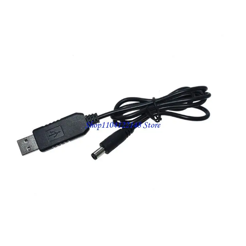 P9FA USB to DC5.5x2.1mm Round Hole Line WiFi Router Cable Cord 5/9/12V
