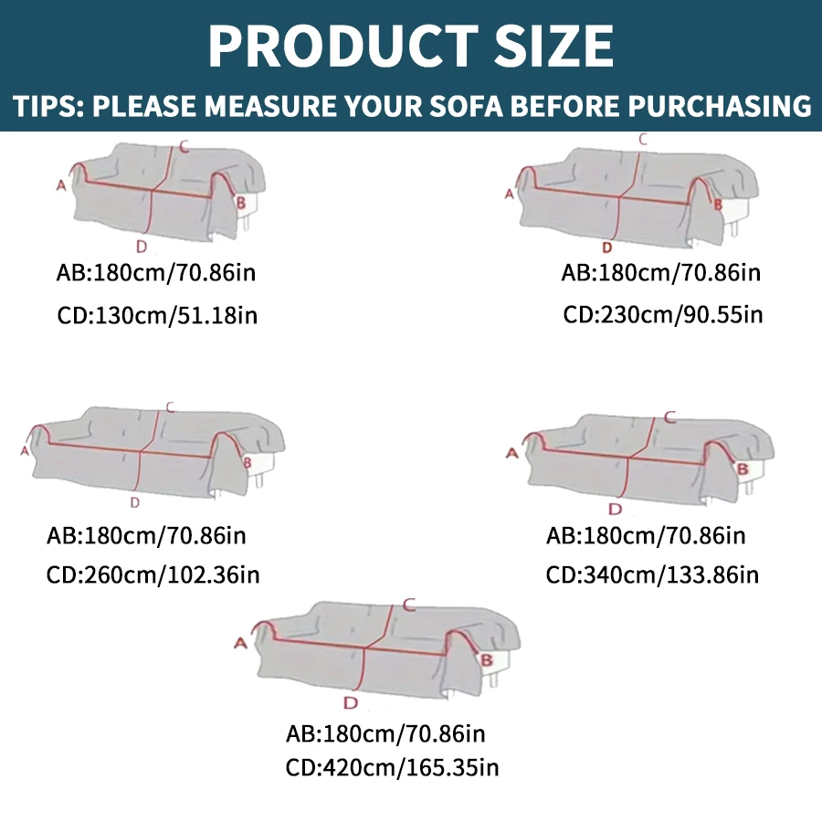Multi-Color Star Sofa Towel Blanket Sofa Protective Cover Fully Washable Versatile Sofa Liner for Home Comfort