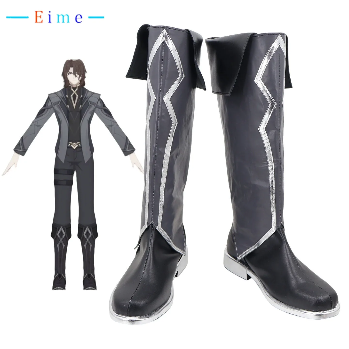 rerir-cosplay-shoes-game-genshin-impact-cosplay-props-pu-shoes-halloween-carnival-black-boots-custom-made