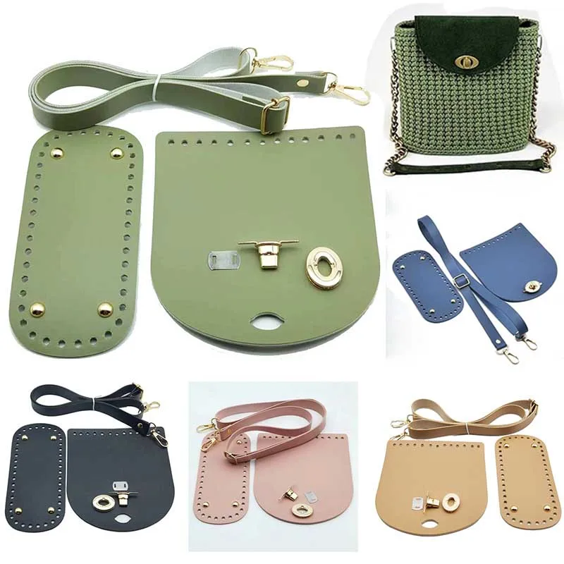 

Кожаный ремень для сумки, тканый комплект ручной работы, высококачественная сумка с фурнитурой, аксессуары для сумки на плечо «сделай сам»