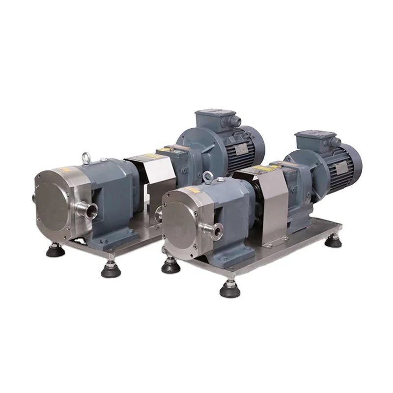 

4KW Stainless Steel 304 316L Positive Displacement Gear Pump High Viscosity Sanitary Rotor Lobe