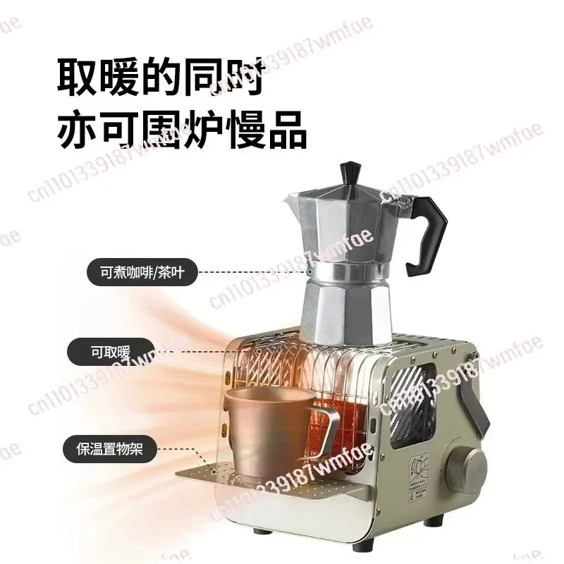 Baking Stove Heater Time Mini Cassette Heating Stove Portable Outdoor Camping Camping