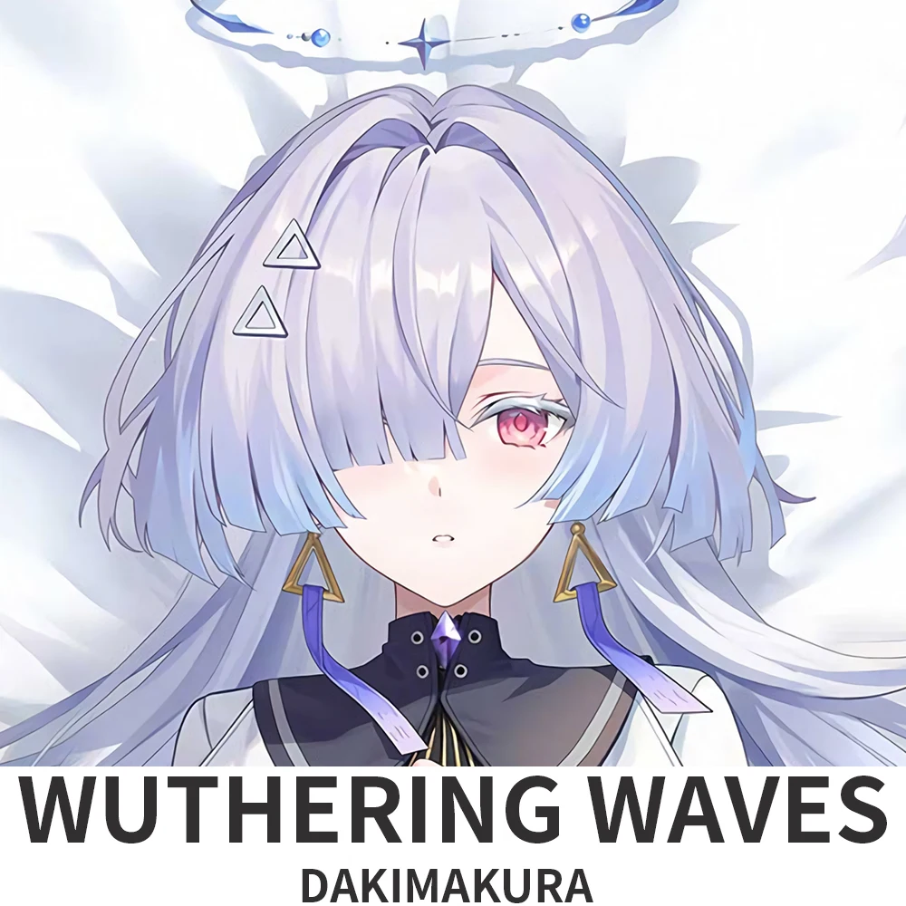 

Наволочка для подушки Dakimakura Wuthering Waves Mornye, двусторонняя, с принтом, декоративная, для самостоятельного изготовления