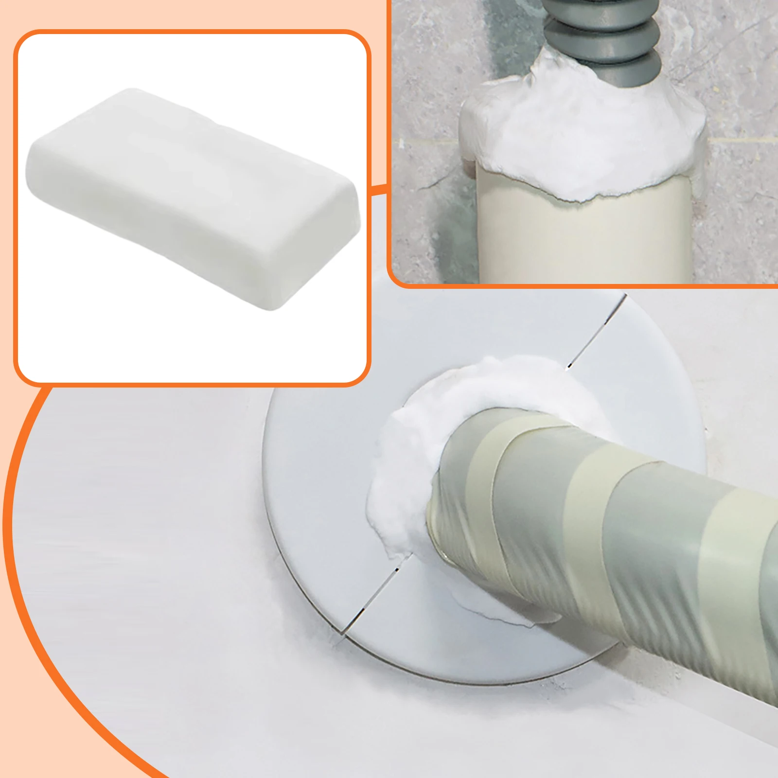 Bathroom Solid Glue Waterproof Sealant Wall Hole Sealant Seal Sealing Paste Sewer Pipe Caulking Agent Super Sealers