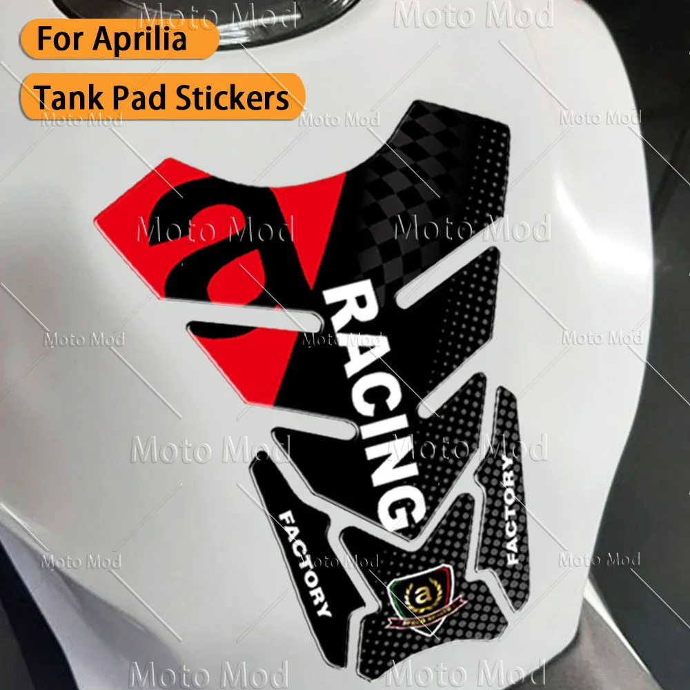 For Aprilia 3D Fuel Tank Pad Stickers Protector Decal RSV4 GPR RS 125 150 Tuono v4 rs660 RS4 125 rsv 1000 mille Shiver750 900