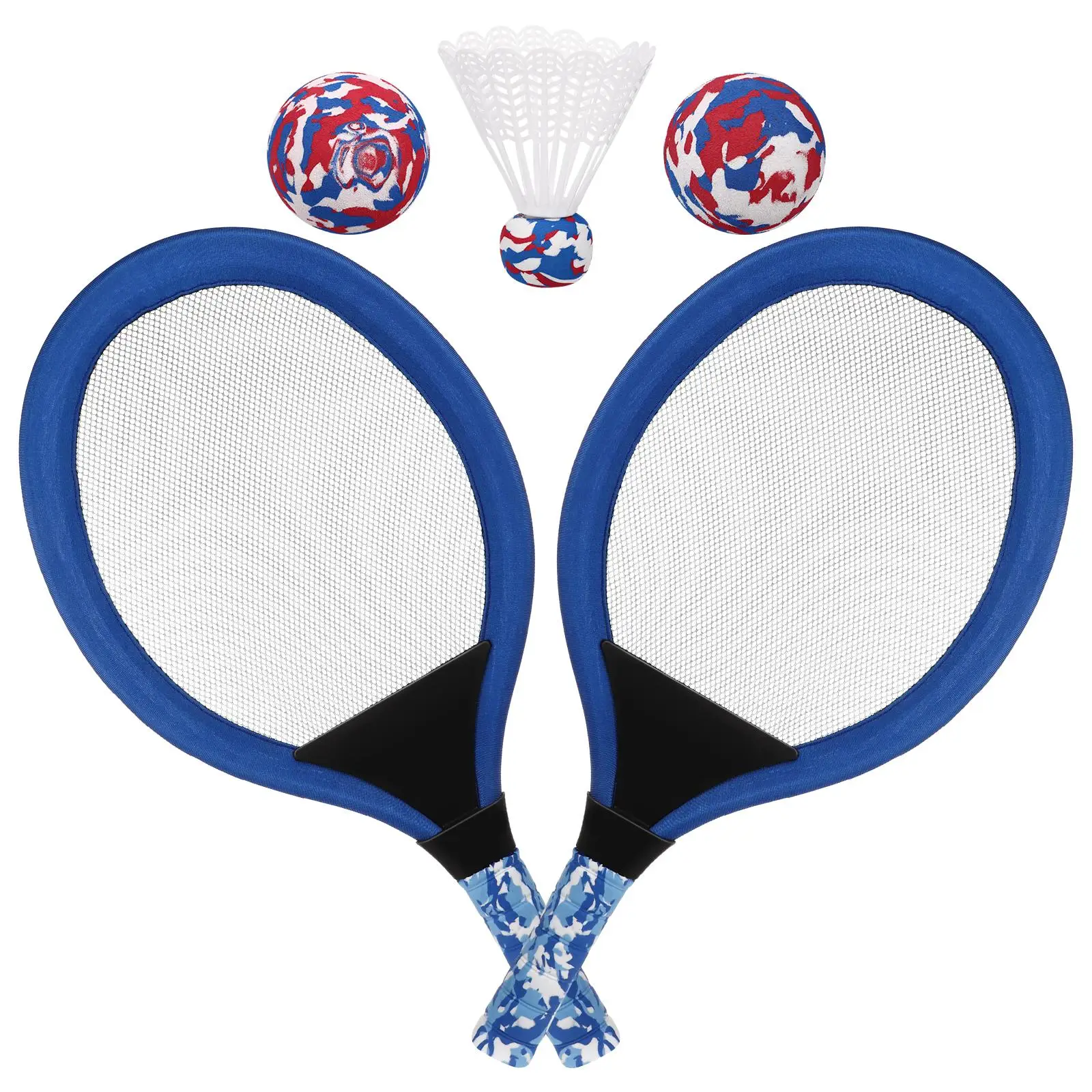 Kids Toys Tennis Racket Set Badminton for Childs Racquet Play Rackets Blue Toddler