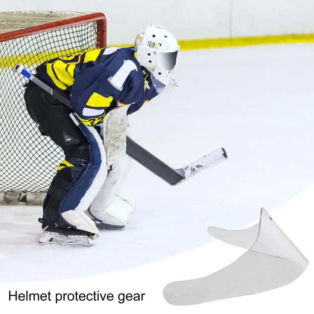 Universal Fit Helmet Protector Shatterproof Hockey Helmet Visor with Anti-scratch Anti-fog Protection for Ice Hockey Lacrosse