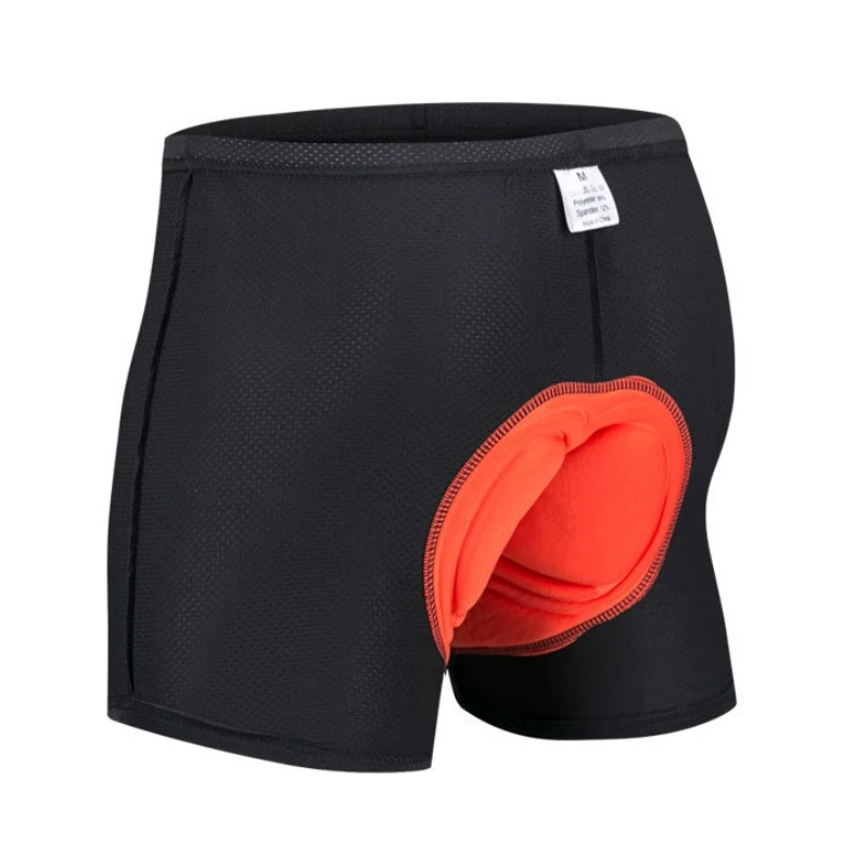 Cycling Shorts Breathable Mesh Bicycle Sponge Silicone Pad Shockproof Mountain Bike Shorts Cycling Men\'s Sweat Absorbing Shorts