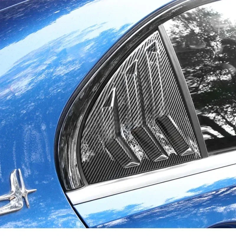 For Mercedes Benz C Class W206 2022-2026 Car Rear Window Triangle Shutters Panel Cover Trim Exterior Car Accessories