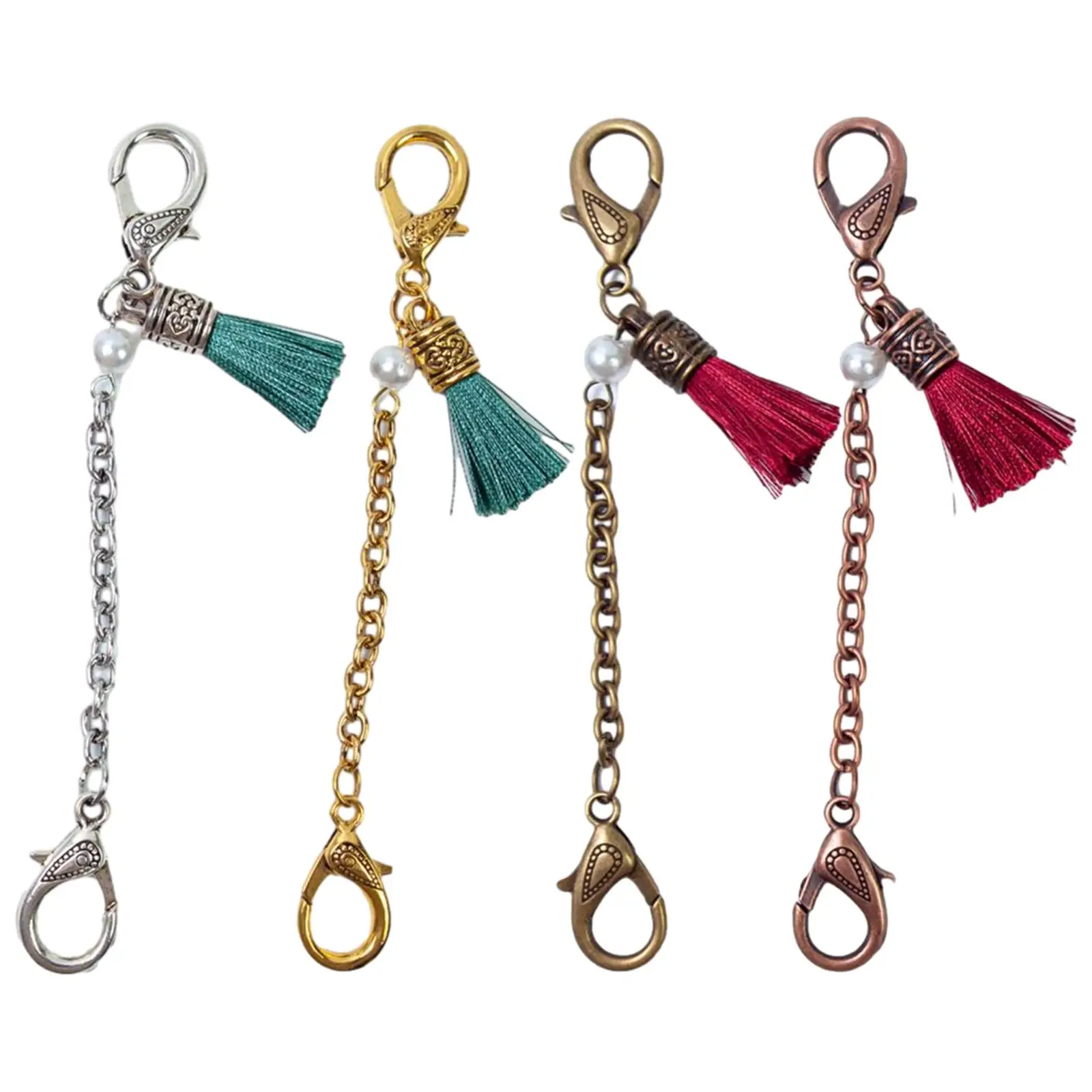 Tassel Chain for Scissors Multipurpose Retro Key Chain Charm Pendant Zinc Alloy Attachment Backpack Decor Wallet Lanyard Tassel