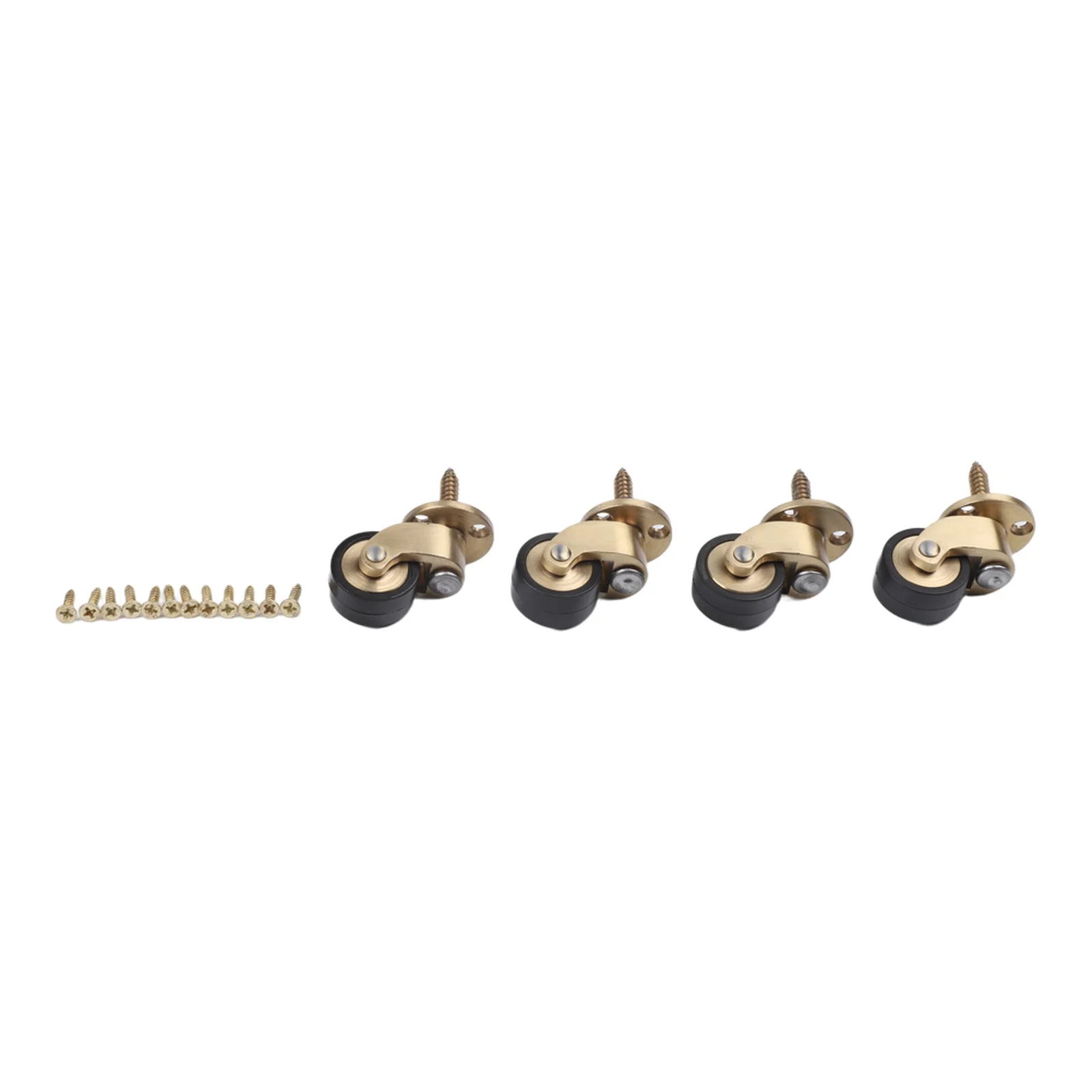 

Living Room Furniture Gold Black Heavy Duty Casters Brass Furniture Caster For Sofas Brass Caster Aesthetic Brushed Finish