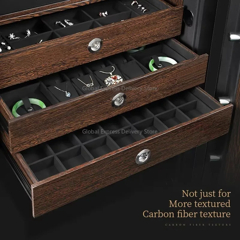 Nuovo orologio sicuro avvolgitore automatico antifurto scatola per orologi sblocco delle impronte digitali 8 12 20 slot