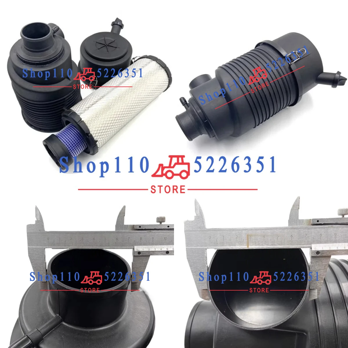 

Новый корпус воздушного фильтра в сборе, задняя крышка, запчасти для экскаваторов, гарантия качества DH55-7 60-7 80-7