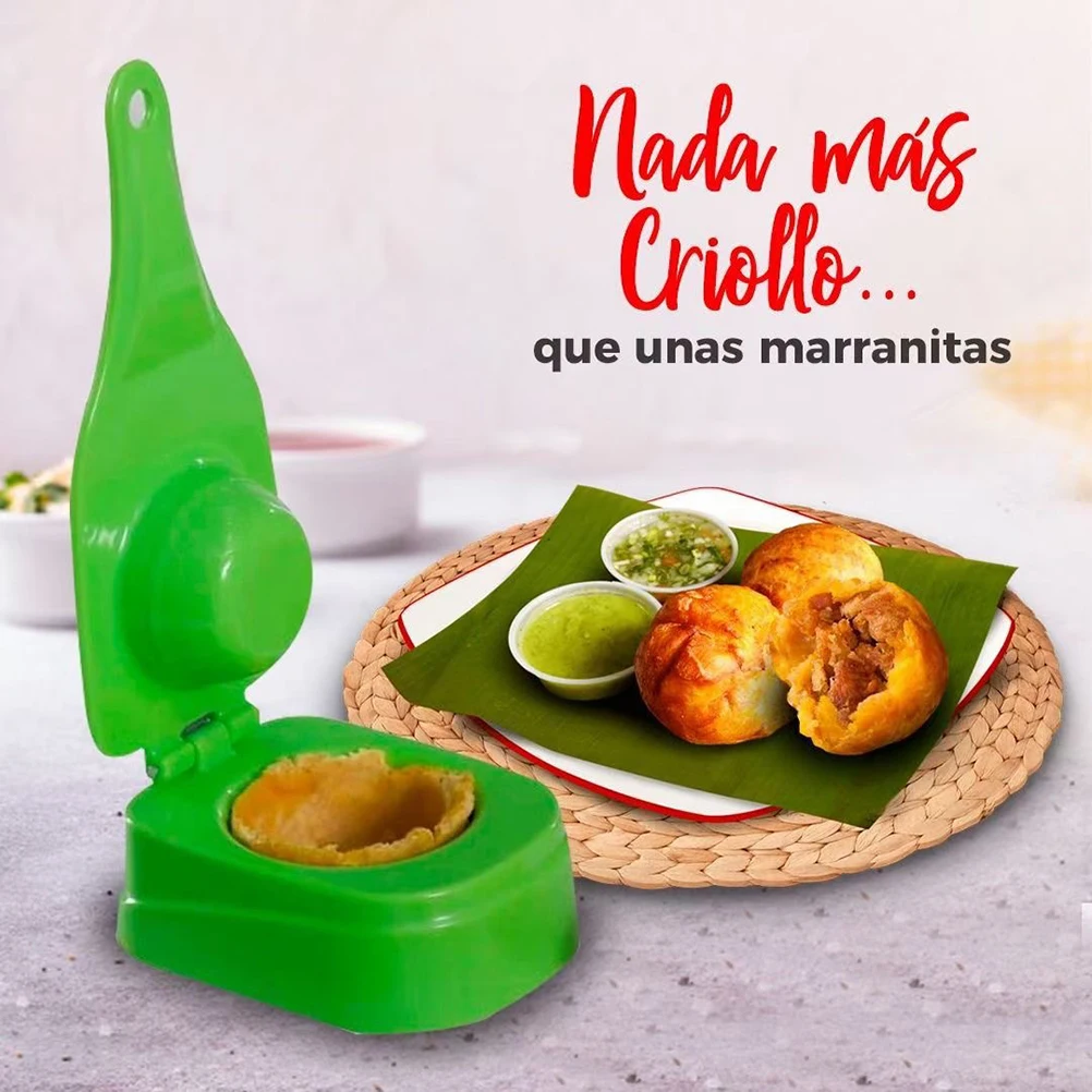 Banana Patacones Mould Banana Patacones Mould Plastic Kitchen Tostones Meatball Maker Mould Keuken Gadget Bakken Gebak  Mould