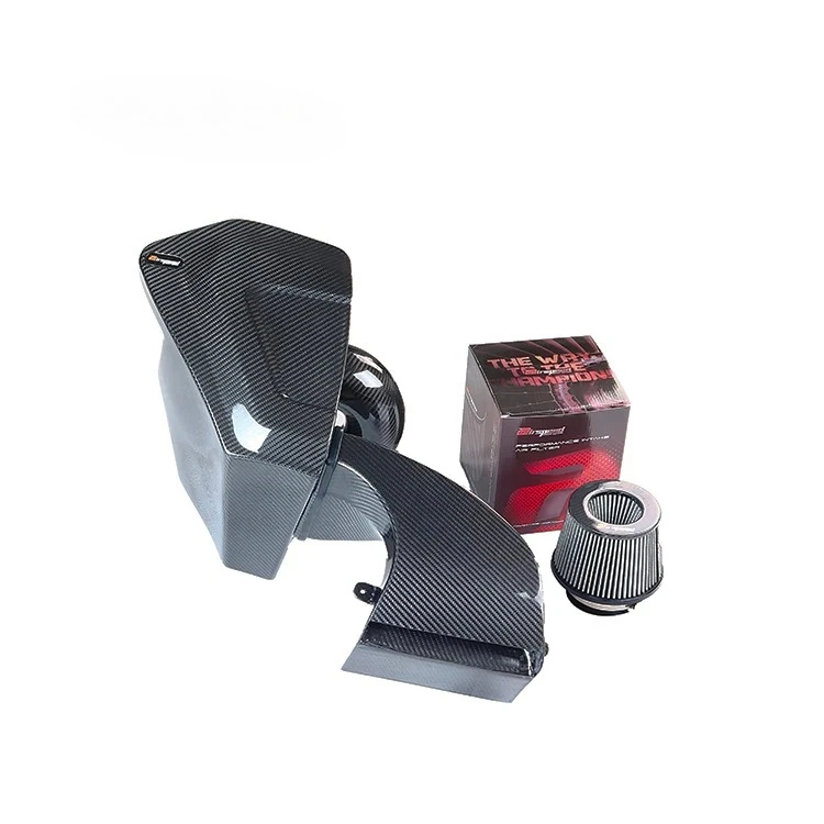 2025 جديد ملمس سطحي أنيق وواضح 100% نظام دخول الهواء البارد من ألياف الكربون الجافة لأودي Q5 B9 2.0T