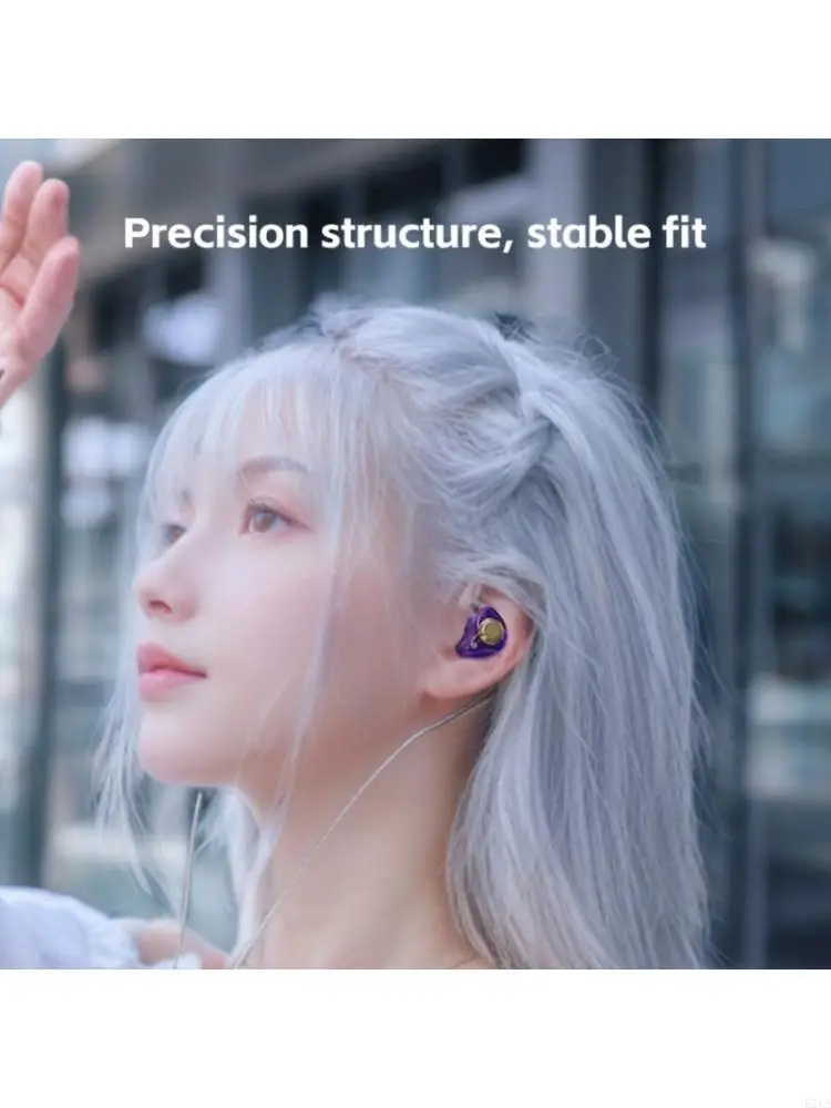 QKZ Ak6 Lucky in Ear Corded Gaming Earbuds Dynamic Sound and Personalizing