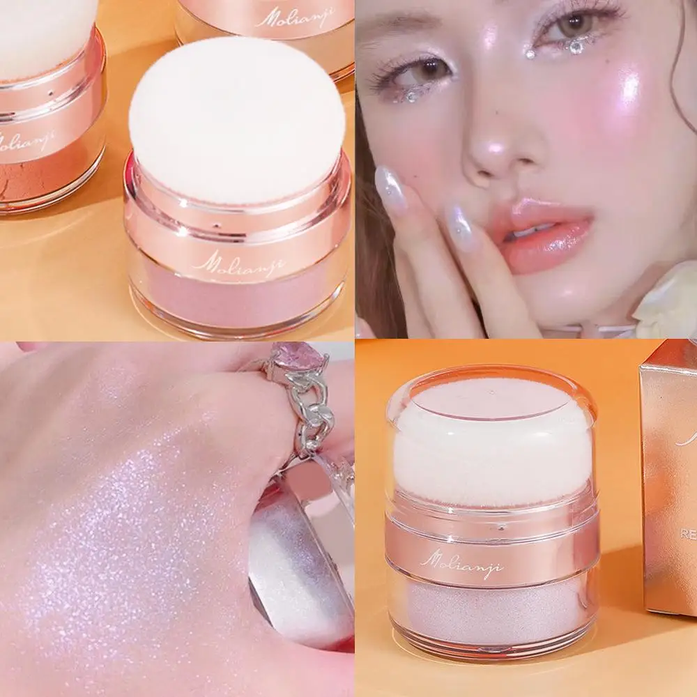 Glitter Fairy Highlight Pat Powder Bride Wedding Highlight Powder Body Glitter Powder To Create Sparkle Makeup,for Gift/Party
