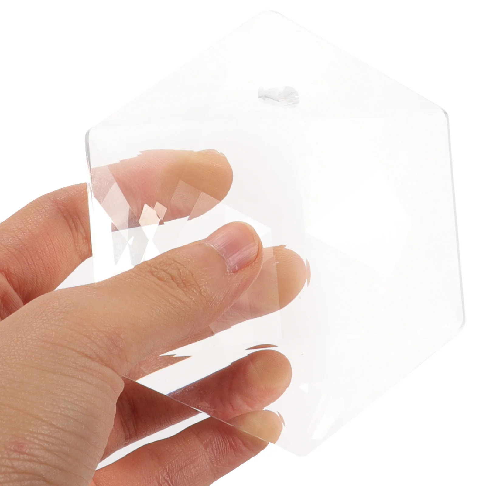 

Clear Crystal Chandelier Pendant Elegant Home Light Decoration Wedding Party Decor Prism Chandelier Pendant Crystal Ornament