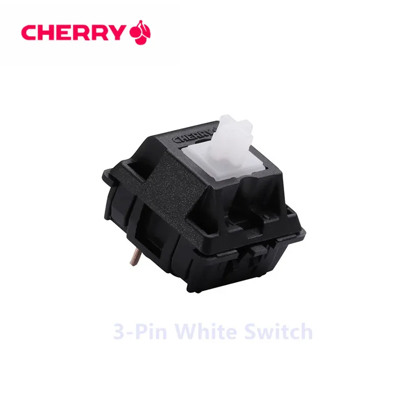 Original Deutschland Cherry MX mechanische Tastaturschalter Silber Rot Schwarz Blau Braun Linear Tactile Clear RGB Schalter 3-Pin Welle
