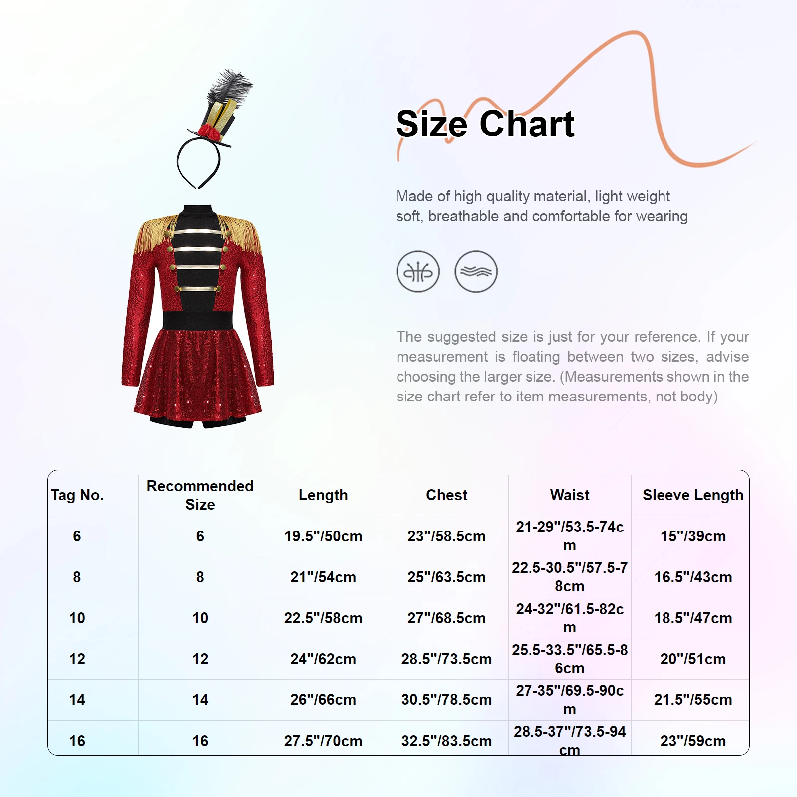 Girls Drum Trumpet Costume Royal Honor Guard Uniform Tassel Bodysuit Dress+Headband Nutcrackers Fancy Outfit Halloween Dress Up