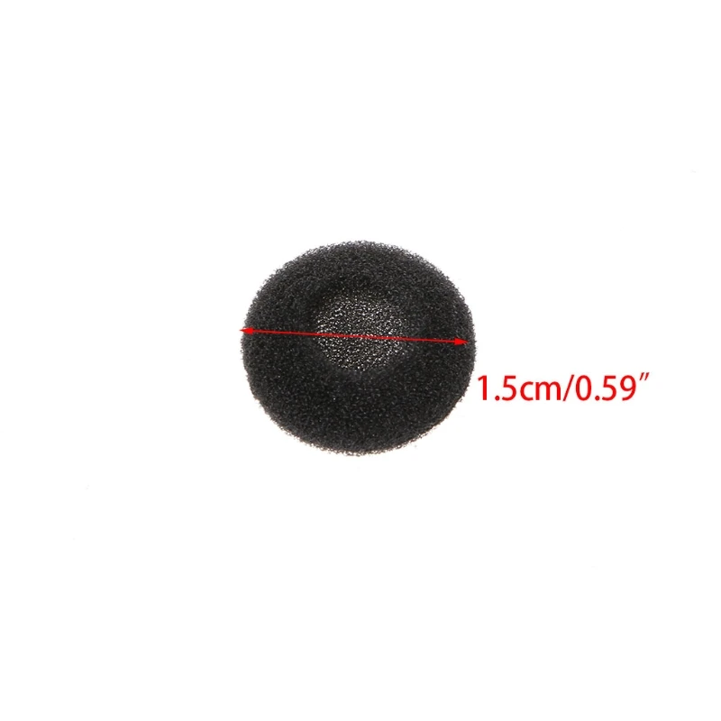 5 pares capas almofada fone ouvido espuma esponja macia para MP3, MP4, DVD