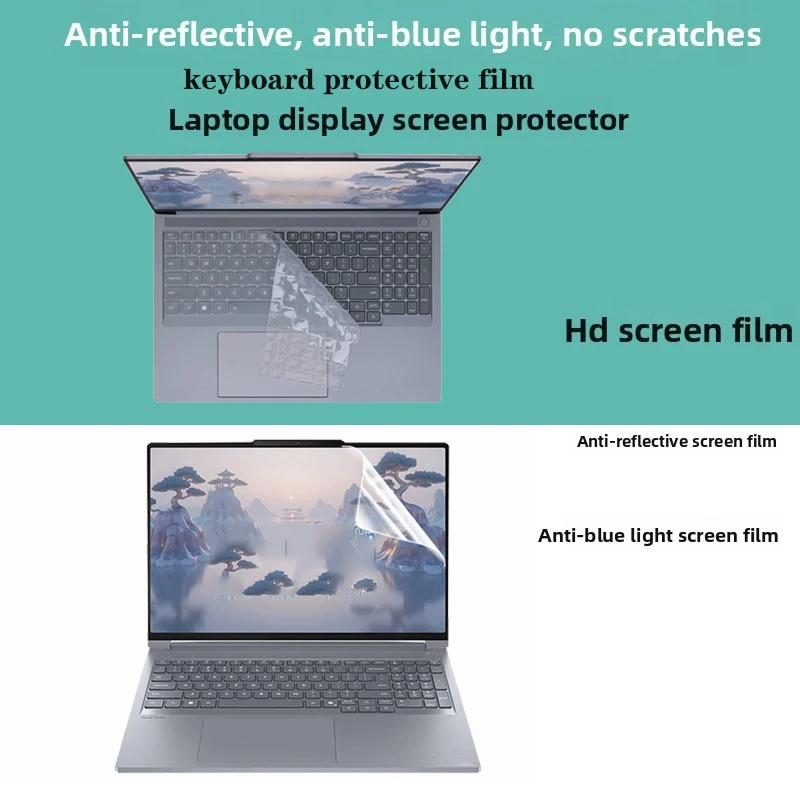 ل 16 بوصة لينوفو ثينك بوك 16 G6 + G7 + AHP/ IMH/AKP شاشة الكمبيوتر المحمول فيلم عالية الوضوح عرض طبقة رقيقة واقية لوحة المفاتيح #2
