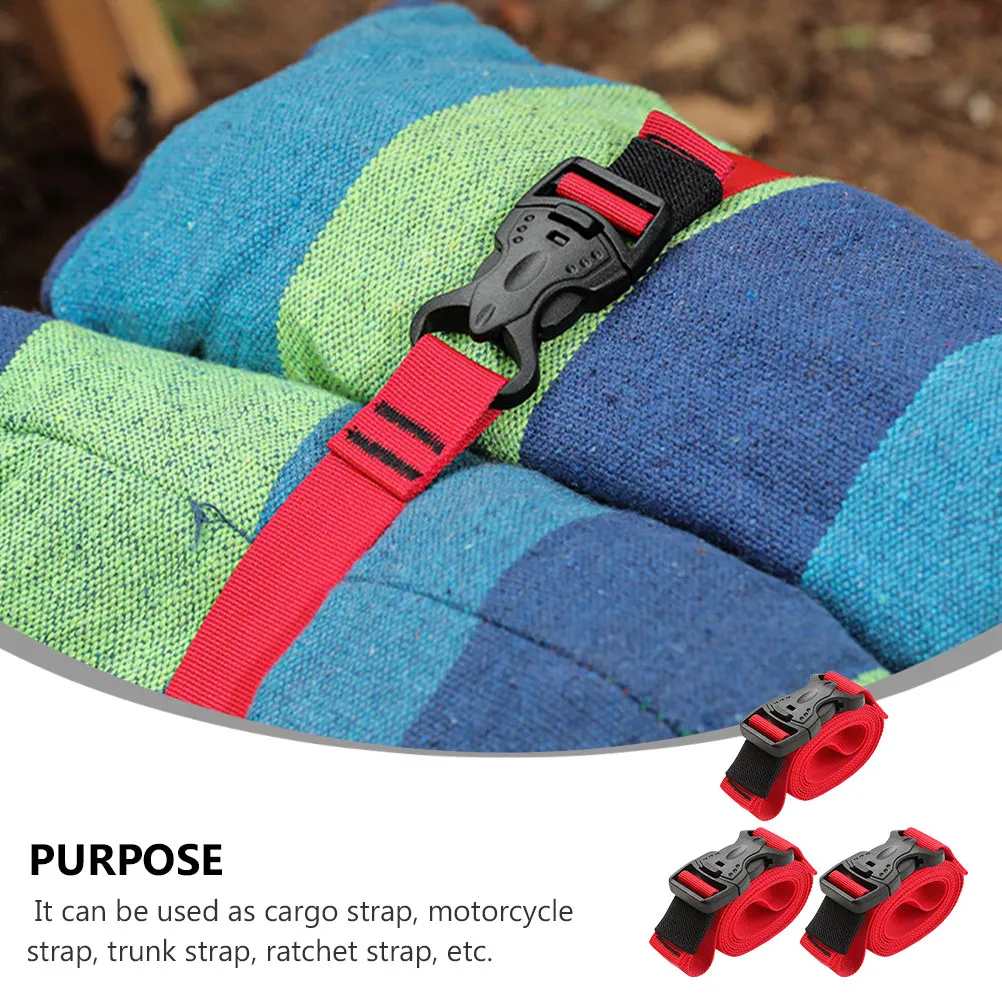 

3Pcs Luggage Tie Straps Nylon Utility Straps Buckle for Suitcase Backpack Moving Travel Cargo Securing Ratchet Belt